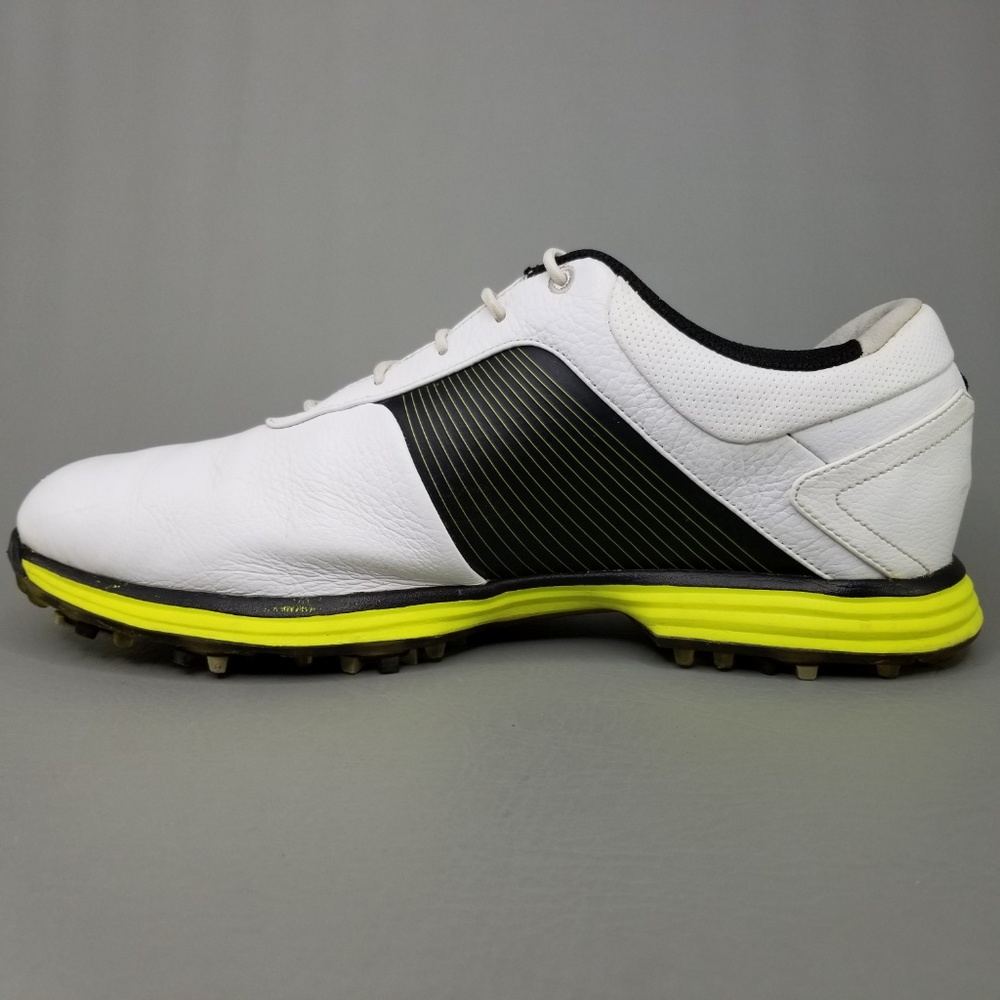 Nike Lunar Control Leather Golf Shoes 11.5 White - Picture 3 of 8